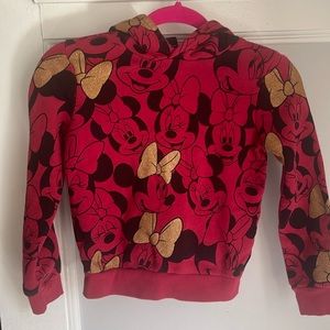 Girls Minnie Mouse sweater size 6/7